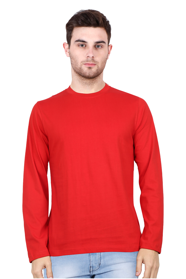 Brow Men's Red Full Sleeve T Shirt