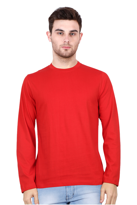 Brow Men's Red Full Sleeve T Shirt