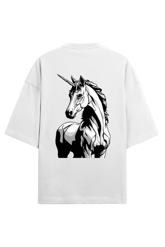 Brow Unisex Unicorn Oversized Terry Tshirt