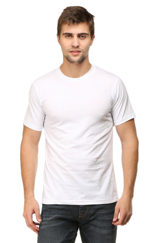 Brow Men's Plain White T-Shirt