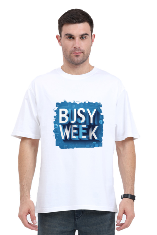 Brow Unisex Busy Week Oversized T-Shirt