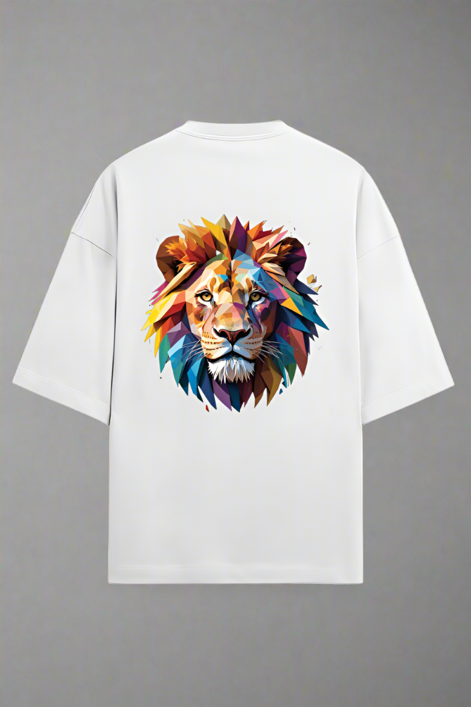 Brow Unisex Lion Terry Oversized Tshirt