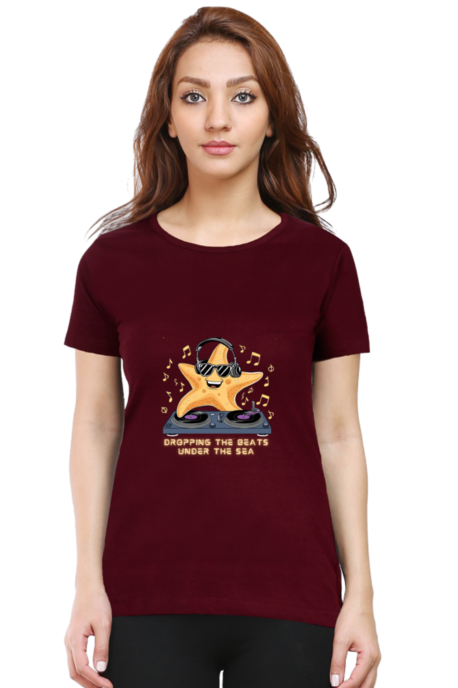 Brow Dropping the Beats Women T-Shirt