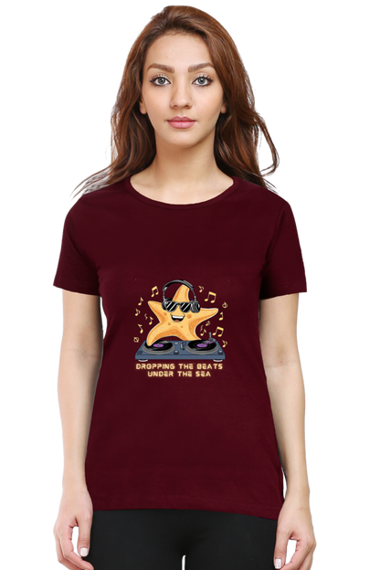 Brow Dropping the Beats Women T-Shirt