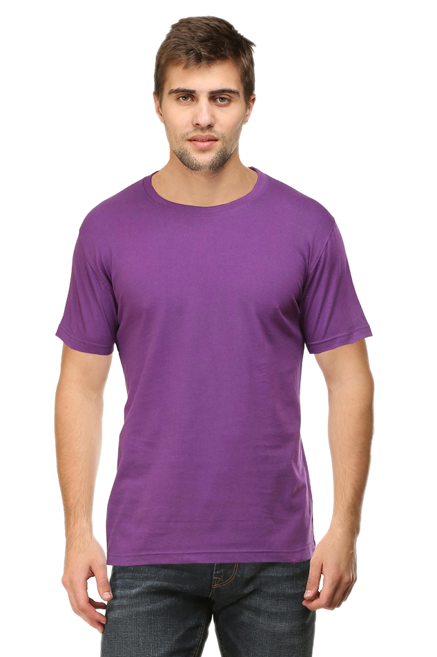 Brow Men's Plain Purple T-Shirt