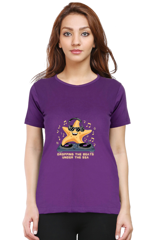 Brow Dropping the Beats Women T-Shirt