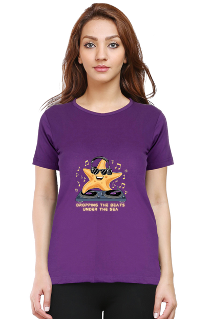 Brow Dropping the Beats Women T-Shirt