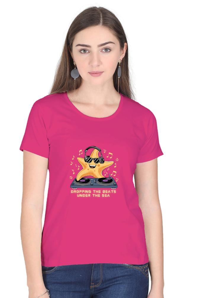 Brow Dropping the Beats Women T-Shirt