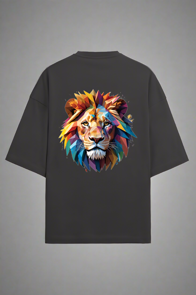 Brow Unisex Lion Terry Oversized Tshirt