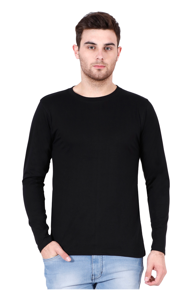 Brow Men's Black Full Sleeve T Shirt