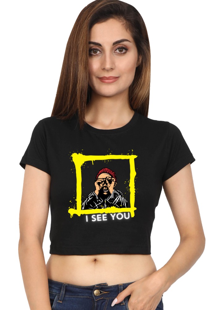 Brow I See You Women's Crop Top