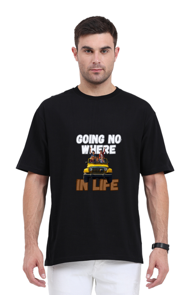 Brow Going No Where in Life Oversized T-Shirt