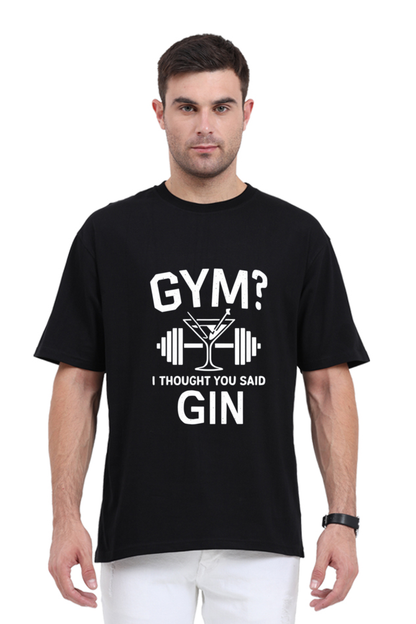 Brow Gym - Gin Unisex Oversized T-Shirt