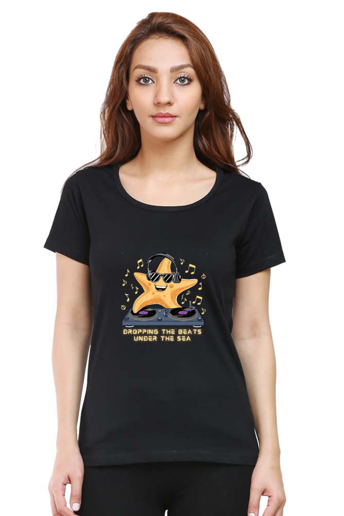 Brow Dropping the Beats Women T-Shirt