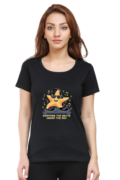 Brow Dropping the Beats Women T-Shirt