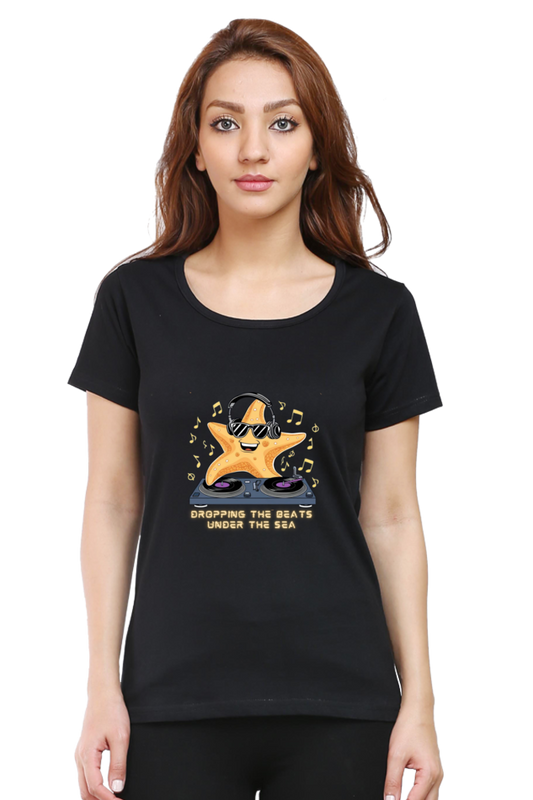 Brow Dropping the Beats Women T-Shirt