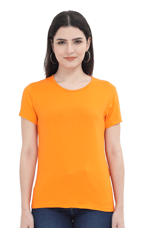 Brow Women's Plain Orange T-Shirt