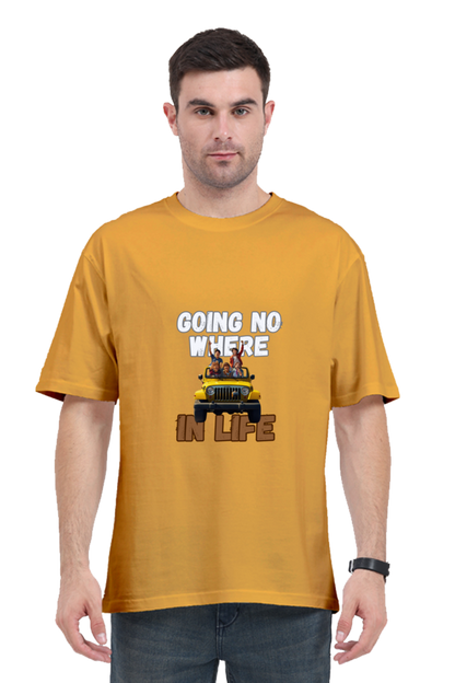 Brow Going No Where in Life Oversized T-Shirt