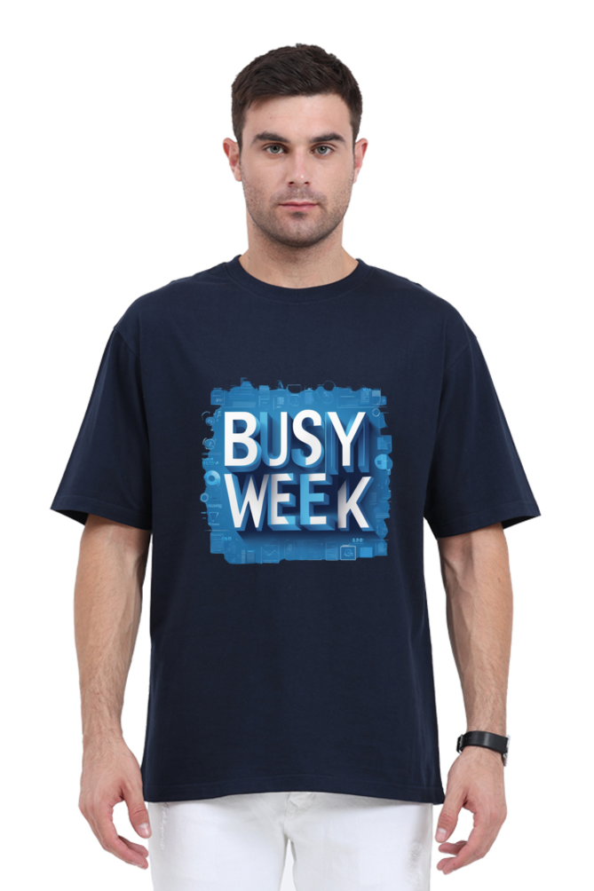 Brow Unisex Busy Week Oversized T-Shirt