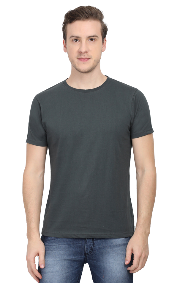 Brow Men's Plain Steel Grey T-Shirt