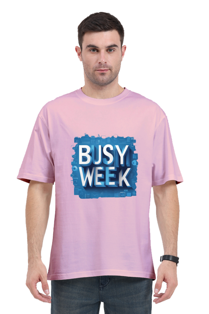 Brow Unisex Busy Week Oversized T-Shirt