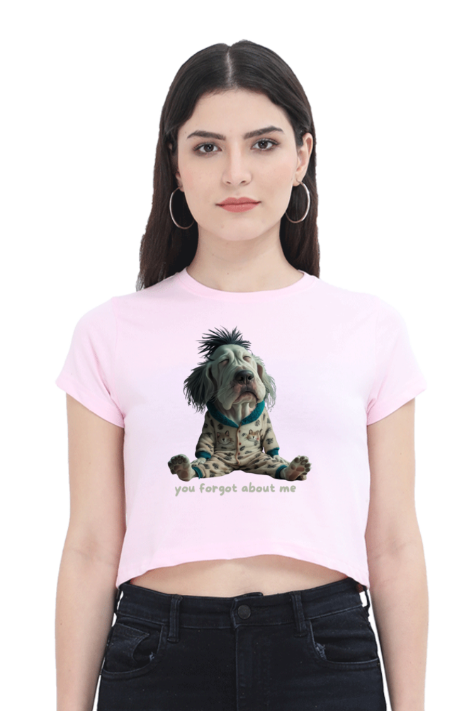 Brow You Forgot About Me Women's Crop Top