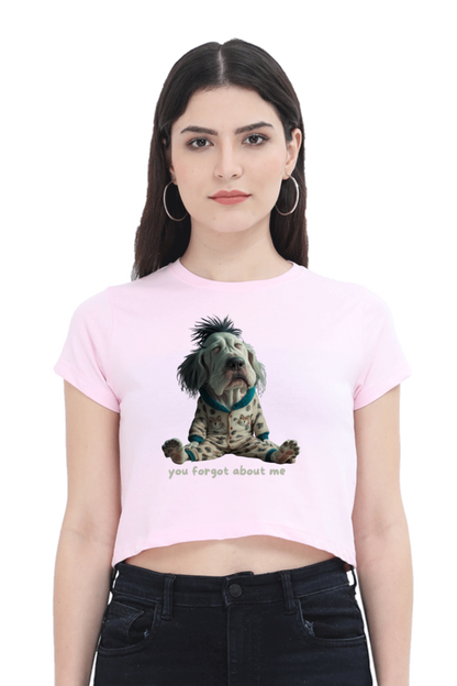 Brow You Forgot About Me Women's Crop Top