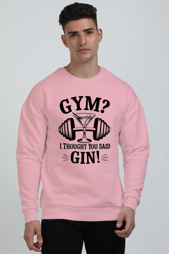 Brow Gym - Gin Unisex Oversized Sweatshirt