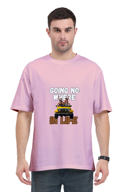 Brow Going No Where in Life Oversized T-Shirt