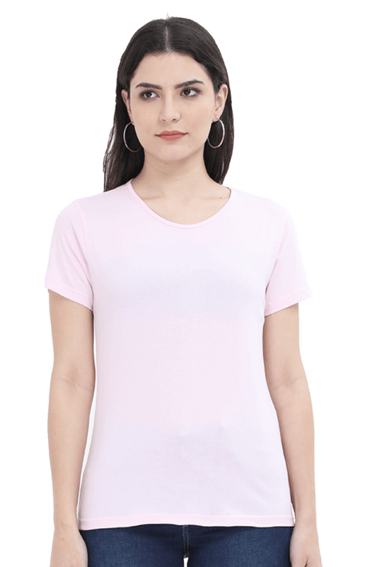 Brow Women's Plain Light Baby Pink T-Shirt