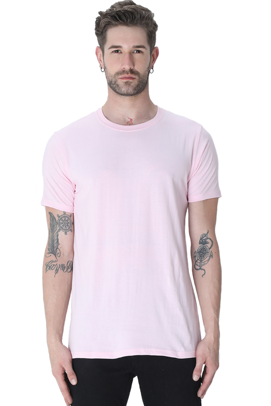 Brow Men's Plain Baby Pink T-Shirt