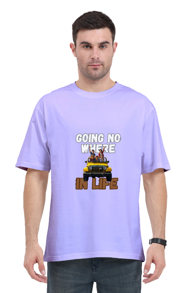 Brow Going No Where in Life Oversized T-Shirt