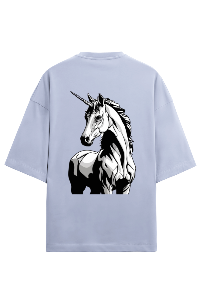 Brow Unisex Unicorn Oversized Terry Tshirt