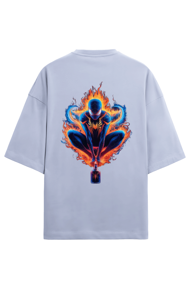 Brow Unisex Spiderman Oversized Terry Tshirt