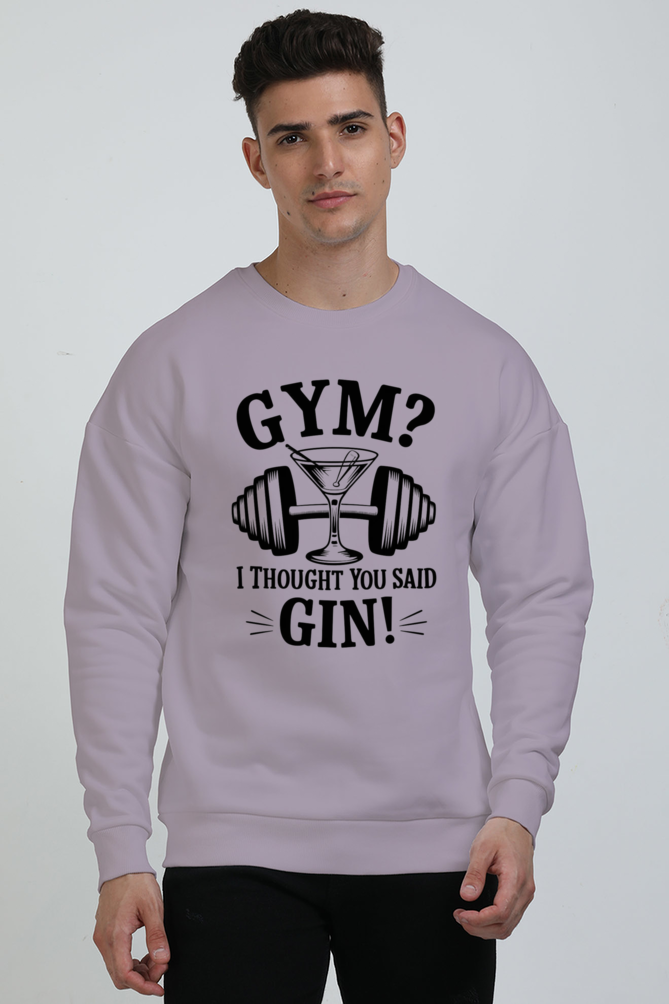 Brow Gym - Gin Unisex Oversized Sweatshirt