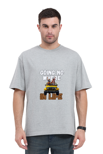 Brow Going No Where in Life Oversized T-Shirt