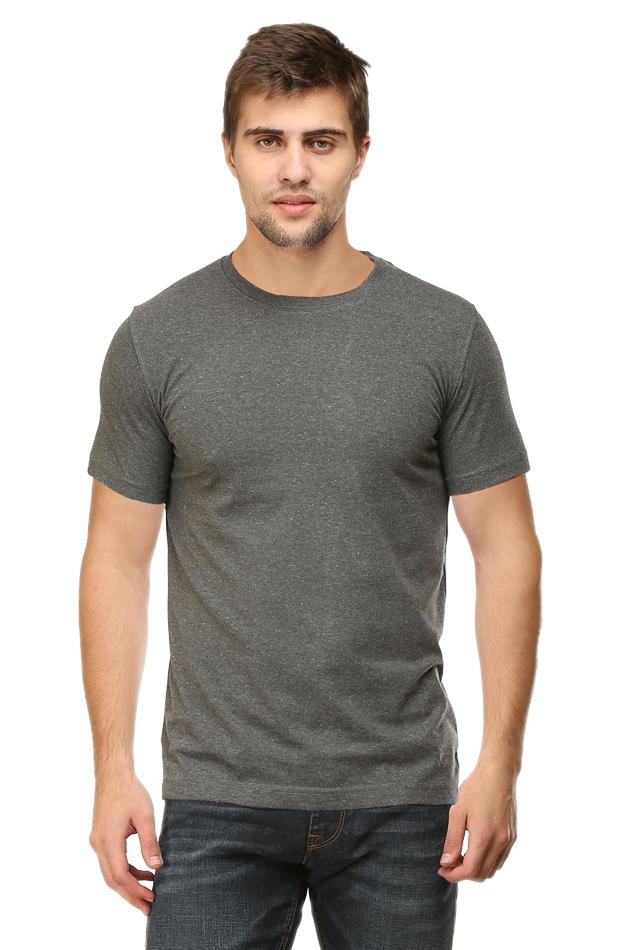 Brow Men's Plain Charcoal MelangeT-Shirt