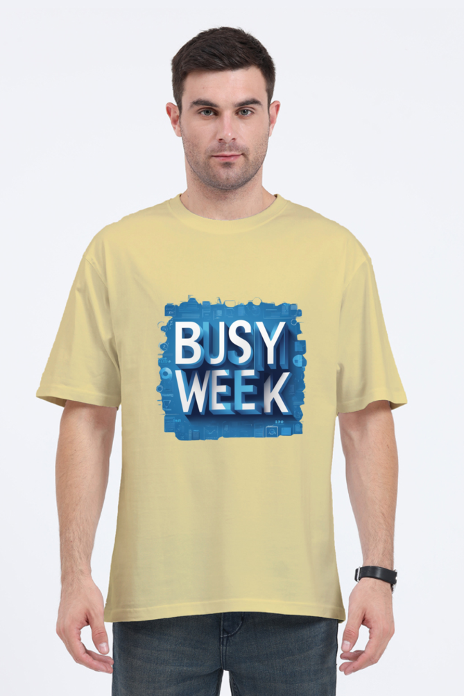 Brow Unisex Busy Week Oversized T-Shirt