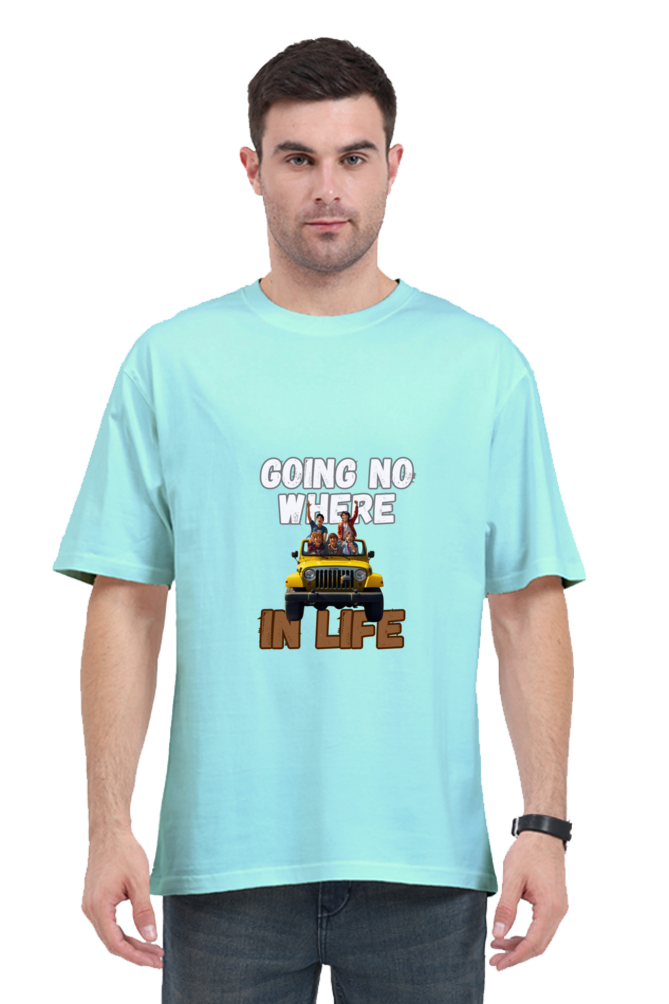 Brow Going No Where in Life Oversized T-Shirt