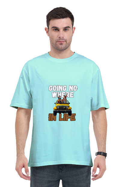 Brow Going No Where in Life Oversized T-Shirt