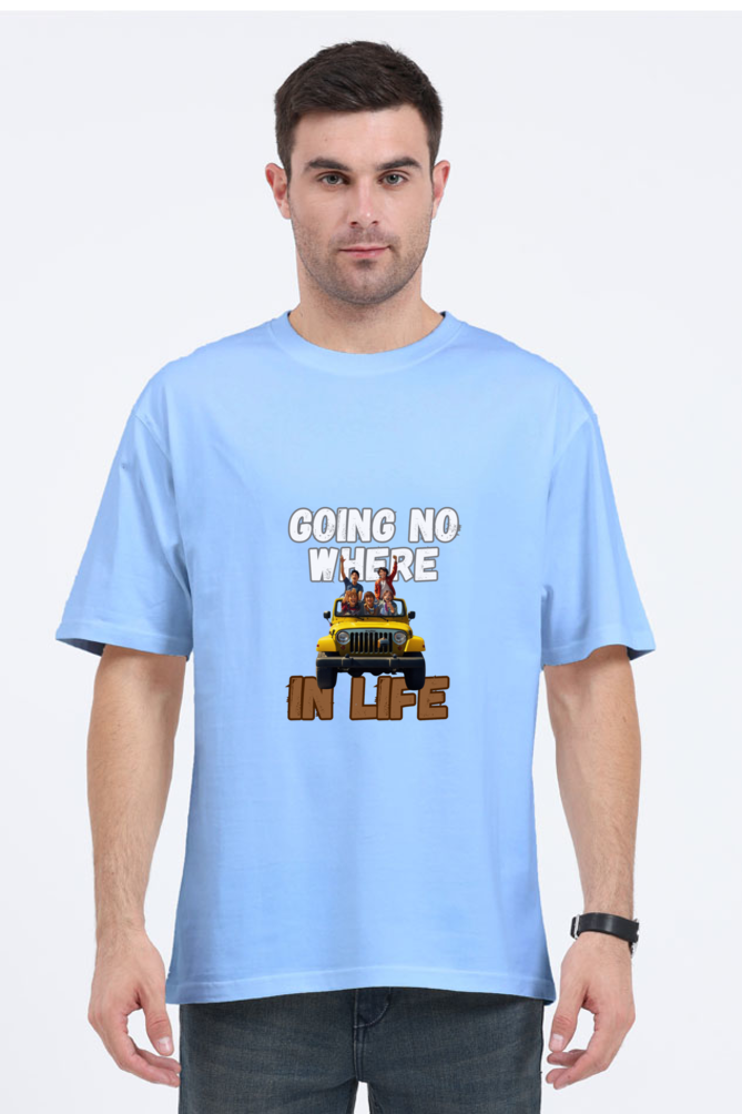 Brow Going No Where in Life Oversized T-Shirt