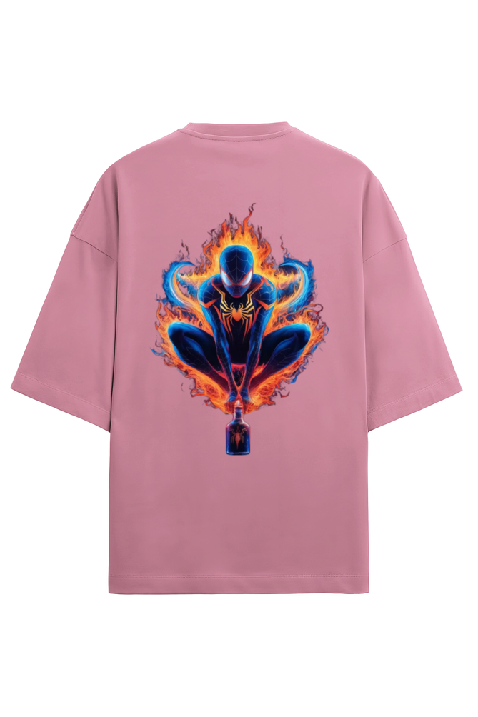 Brow Unisex Spiderman Oversized Terry Tshirt