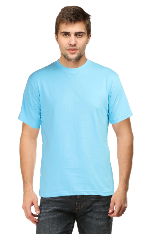 Brow Men's Plain Sky Blue T-Shirt