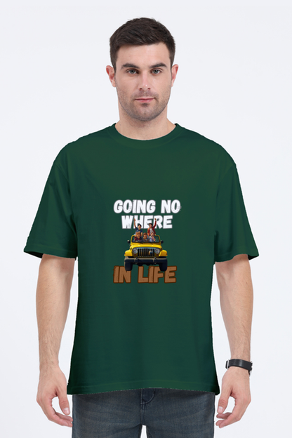 Brow Going No Where in Life Oversized T-Shirt