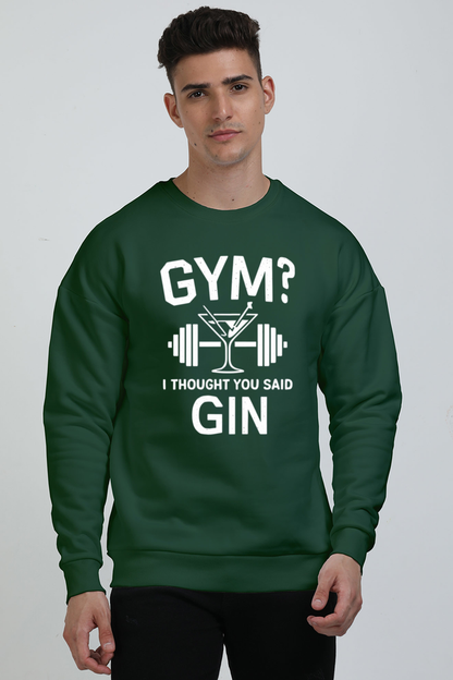 Brow Gym - Gin Unisex Oversized Sweatshirt