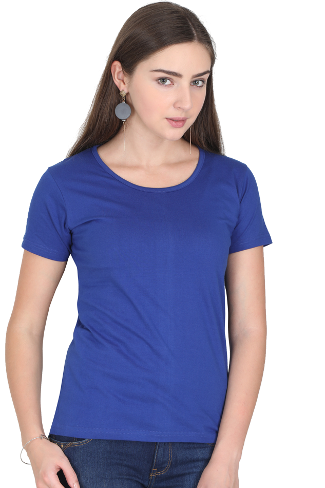 Brow Women's Plain Royal Blue T-Shirt