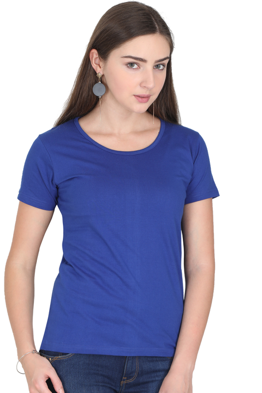 Brow Women's Plain Royal Blue T-Shirt