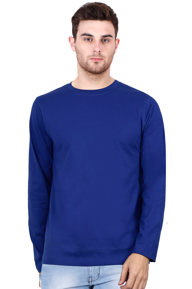 Brow Men's Royal Blue Full Sleeve T Shirt