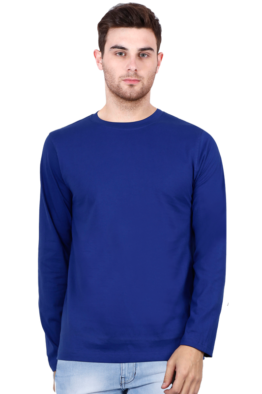 Brow Men's Royal Blue Full Sleeve T Shirt